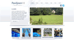 Desktop Screenshot of paviljoen10.nl